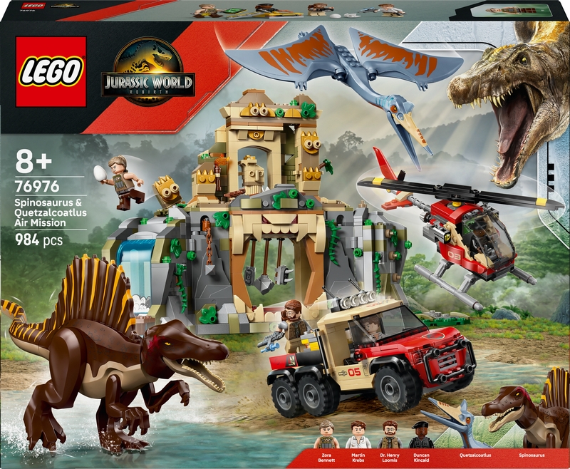 LEGO Jurský svet 76976 Letecká misia Ketchuma a Spinosaura